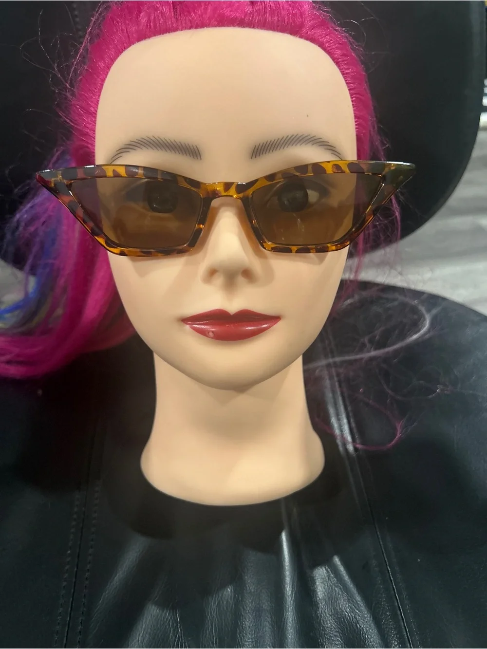 Tortoiseshell Cat Eye Sunglasses - Brown Lenses